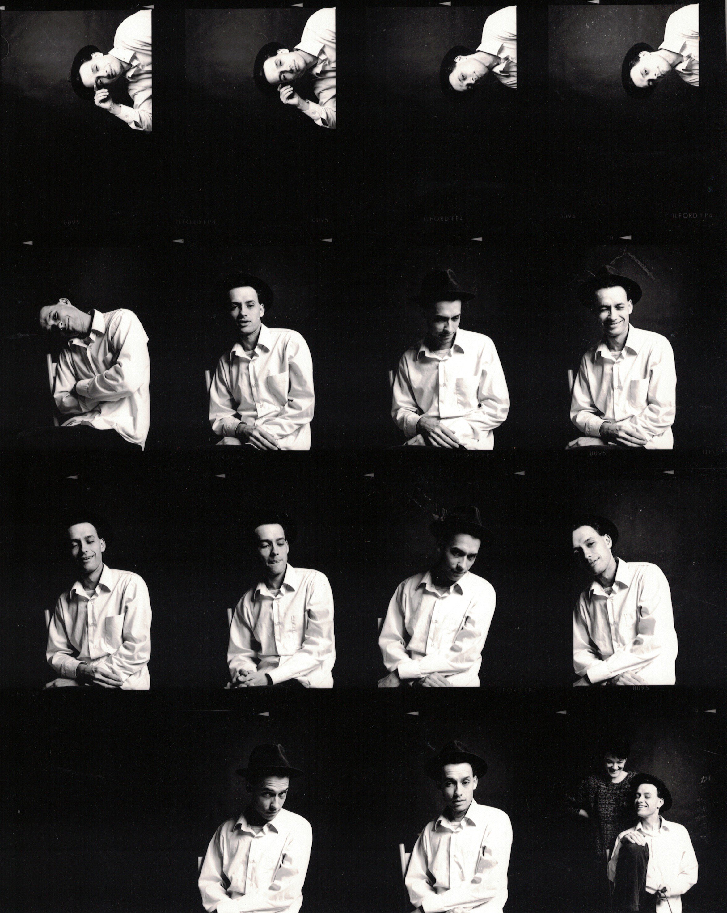 [ Fig. 05 ] Nelson Henricks (Portrait Contact Sheet 1), 1987.