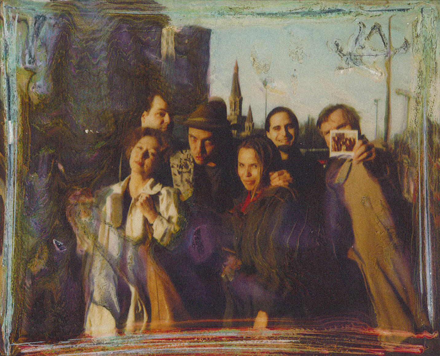 [ Fig. 07 ] Marc Paradis, Simon B. Robert, Katherine Liberovskaya et Jozef Robakowski (polaroid), Pologne, 198?.