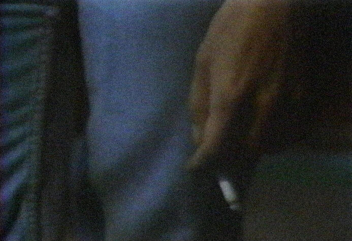 [ Fig. 18 ] <i>Le voyage de l'ogre / The Path of the Ogre</i> (video still), 1981.