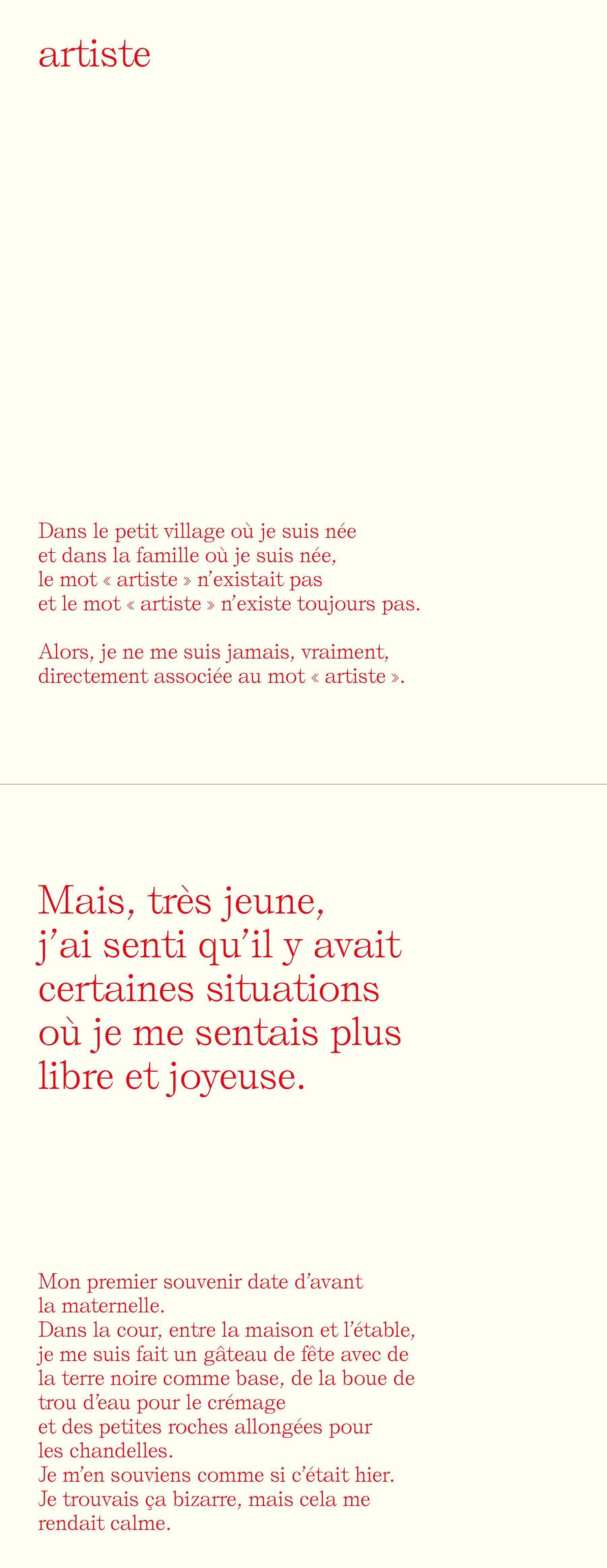 [ Fig. 07 ] Excerpt from the publication by Manon Labrecque - des [ré] animations, Maison des arts de Laval, 2022, Manon Labrecque 