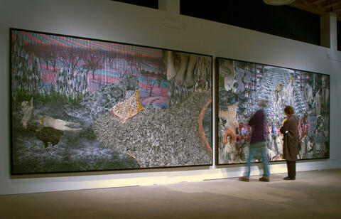 [ Fig. 10 ] <i>Prologue</i> (2005), <i>Épilogue</i> (2005), (vue d’exposition), Museum of Contemporary Canadian Art, Toronto, 2005. Photo : Donigan Cumming.