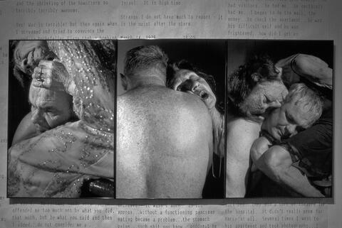 [ Fig .16 ] <i>Harry's Diary: Extract From Pretty Ribbons</i> (exhibition view), Les Cent jours d’art contemporain, Montreal, 1993.