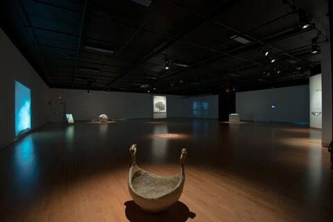 [ Fig. 07 ] Karen Trask, L’ombre et la forme, 2014 installation view Salle Alfred-Pellen, Photo:  Paul Litherland 