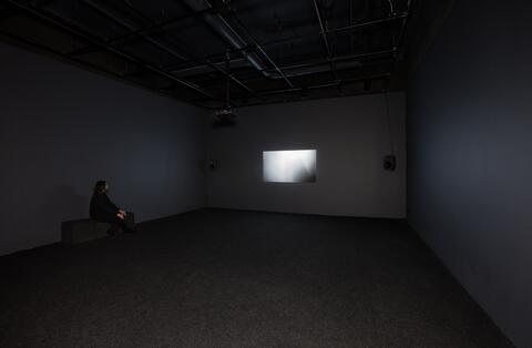[ Fig. 10 ] Nik Forrest, installation view of Pictures For Listening, VOX 2015. Curated by Nicole Gingras. Photo: Nik Forrest.
