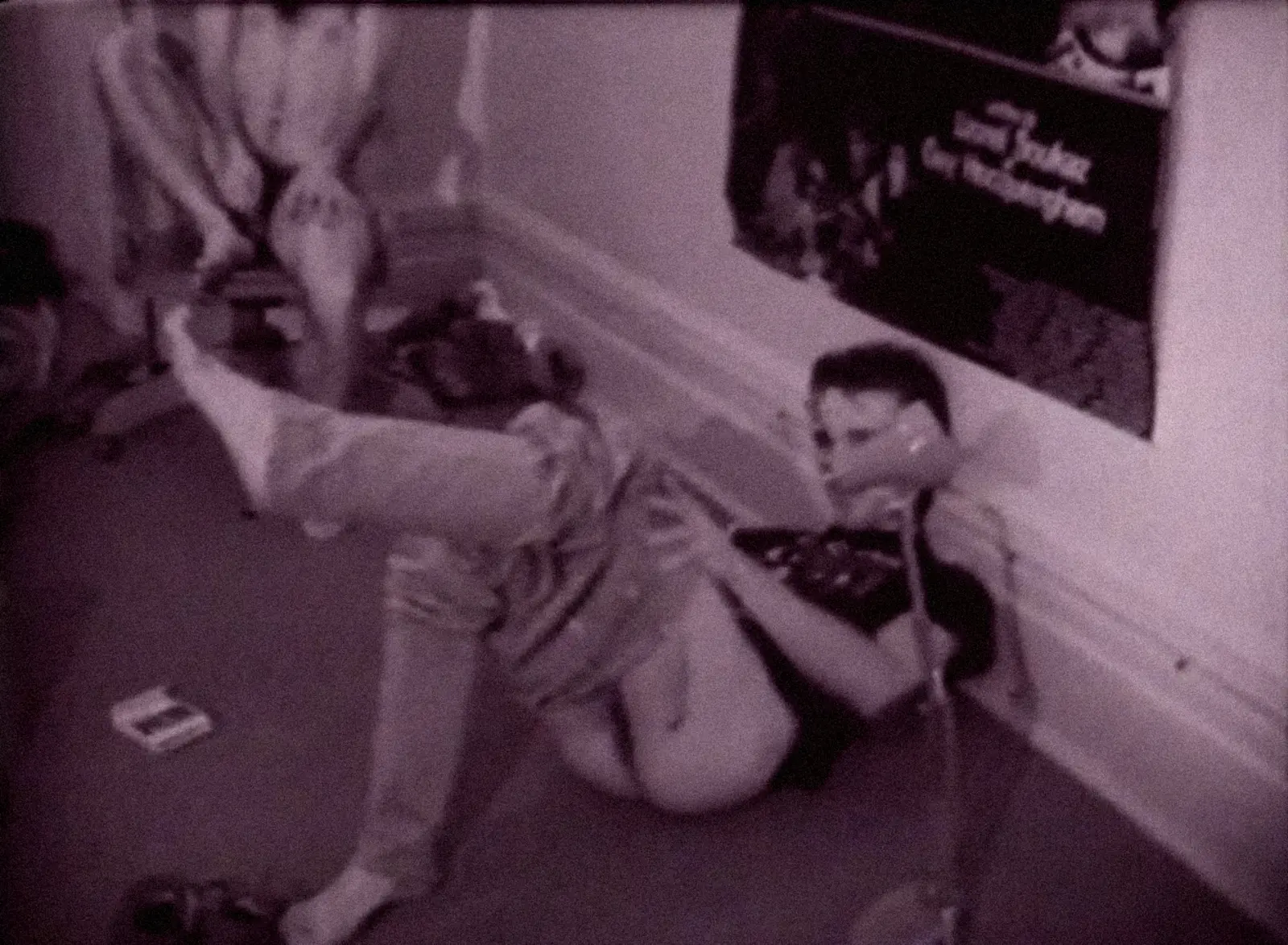 [ Fig. 06 ] <i>La cage</i> (video still), 1983.